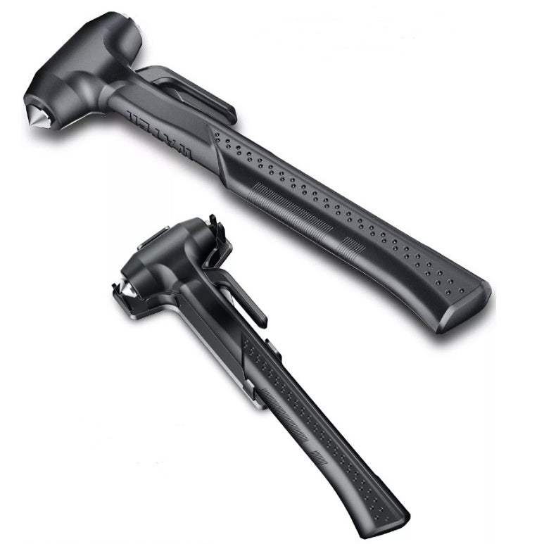 Vehicle Safety Hammer with Cutter