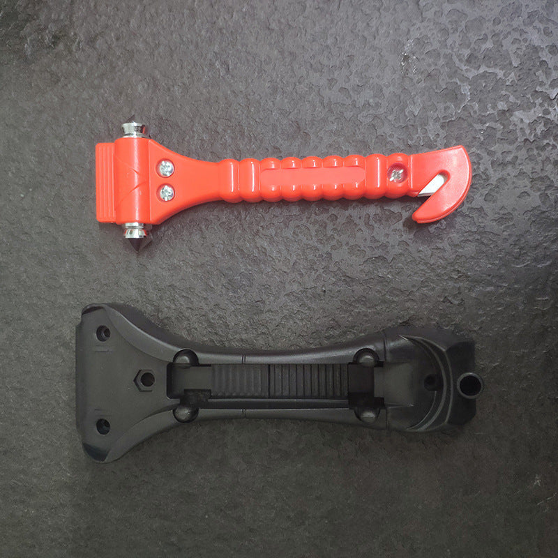 Emergency Escape Hammer with Seatbelt Cutter